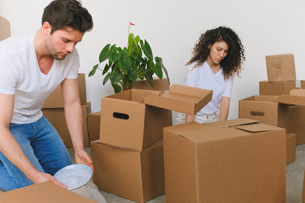 Movers loading a household for a Washington, DC move